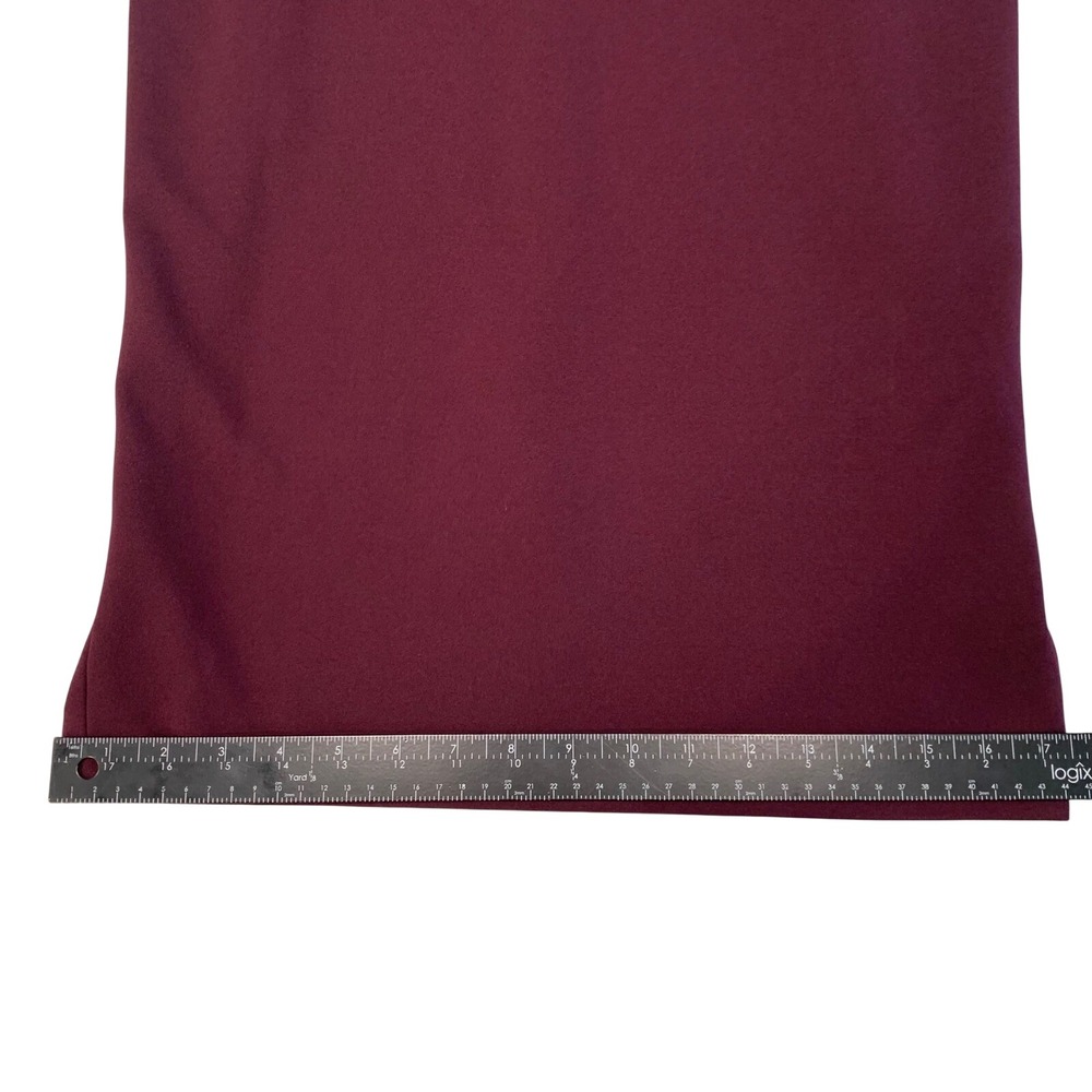 Calvin Klein Burgundy Cold Shoulder Sheath Dress New w/ Tags Women's Size 8 - Picture 15 of 16